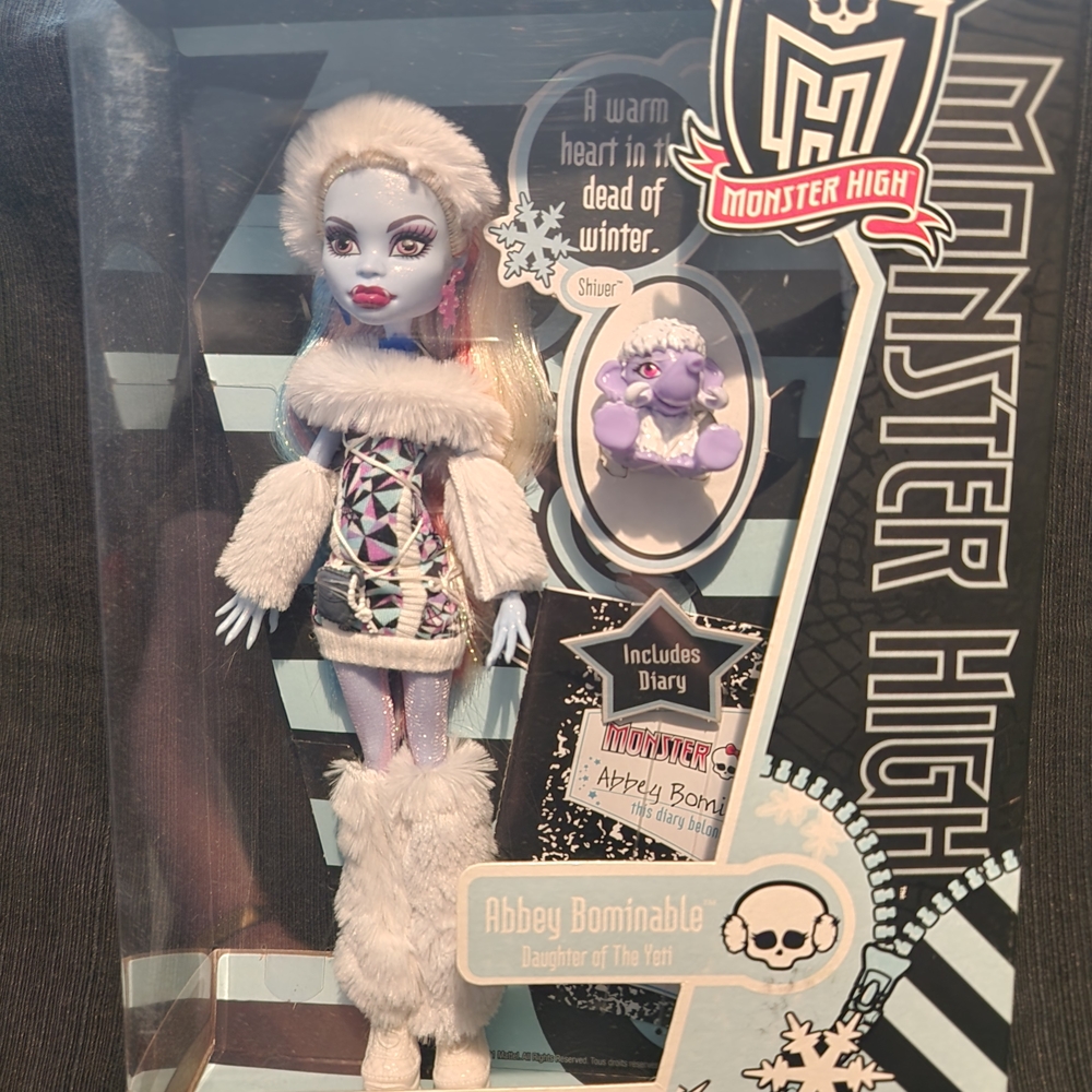 Monster High Abbey Bominable Doll Original- New In Box